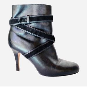 Cole Haan Nike Air Black Ankle Boot Booties 9.5